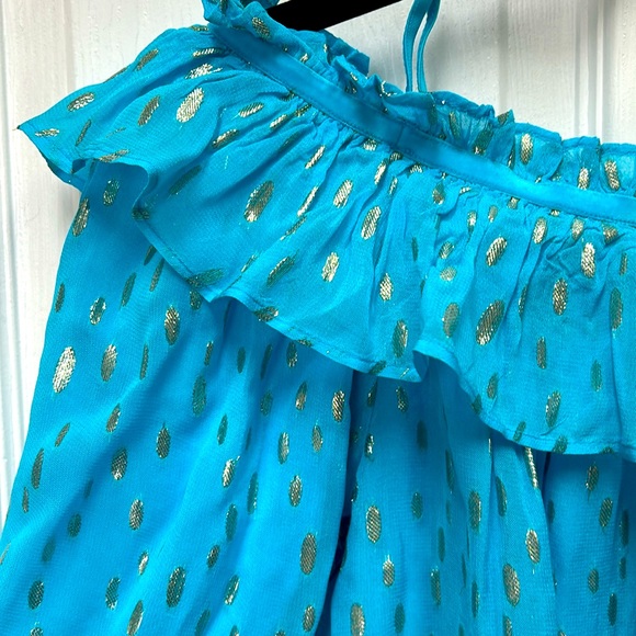 NWT Lilly Pulitzer Size S off the shoulder top - Picture 2 of 4